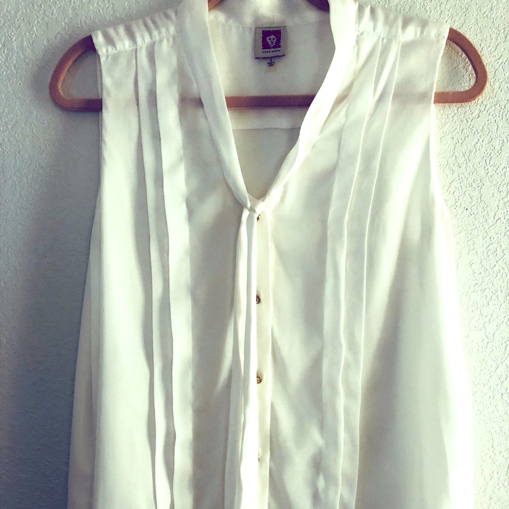 Ann Klein white top